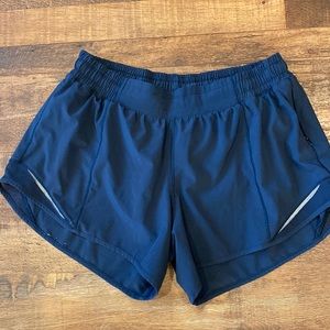 Lululemon 4 inch hottie hot low rise shorts